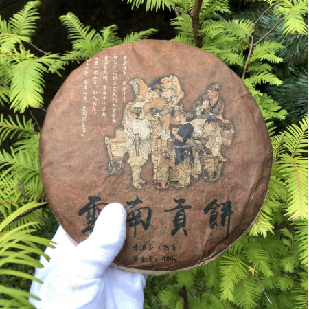 Шу пуэр ботаник блин 400 г в Украине